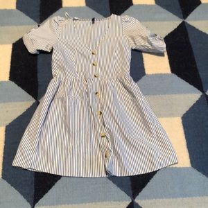Zara striped mini dress size small